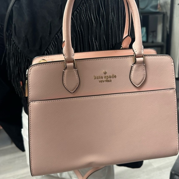 Kate Spade New York Pink Leather Satchel Crossbody - Picture 4 of 10